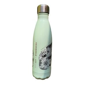 SWELL x‎ STARBUCKS KELSEY MONTAGUE ART "WINGS" WATER BOTTLE Siren Steel 17 oz